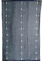 Cotton Jamdani Arrow Buti Saree - Denim blue - Wefta