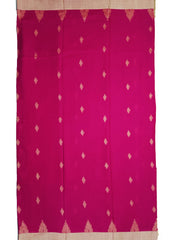 Cotton Jamdani Phool Buti Saree - Pink - Wefta
