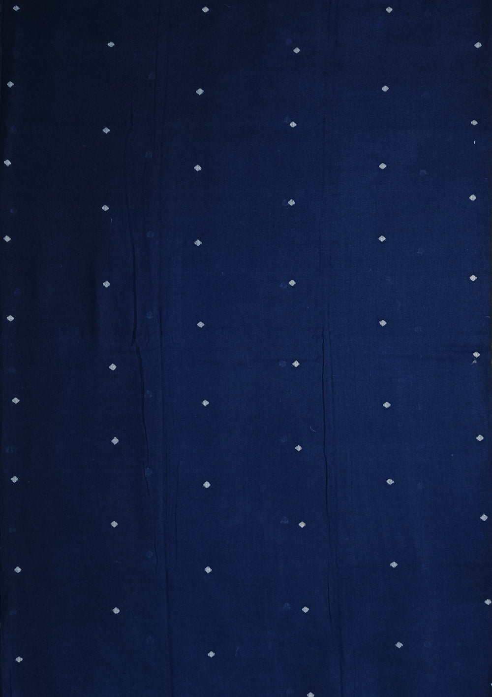 Cotton Jamdani Ruiton Buti Saree- Navy blue - Wefta