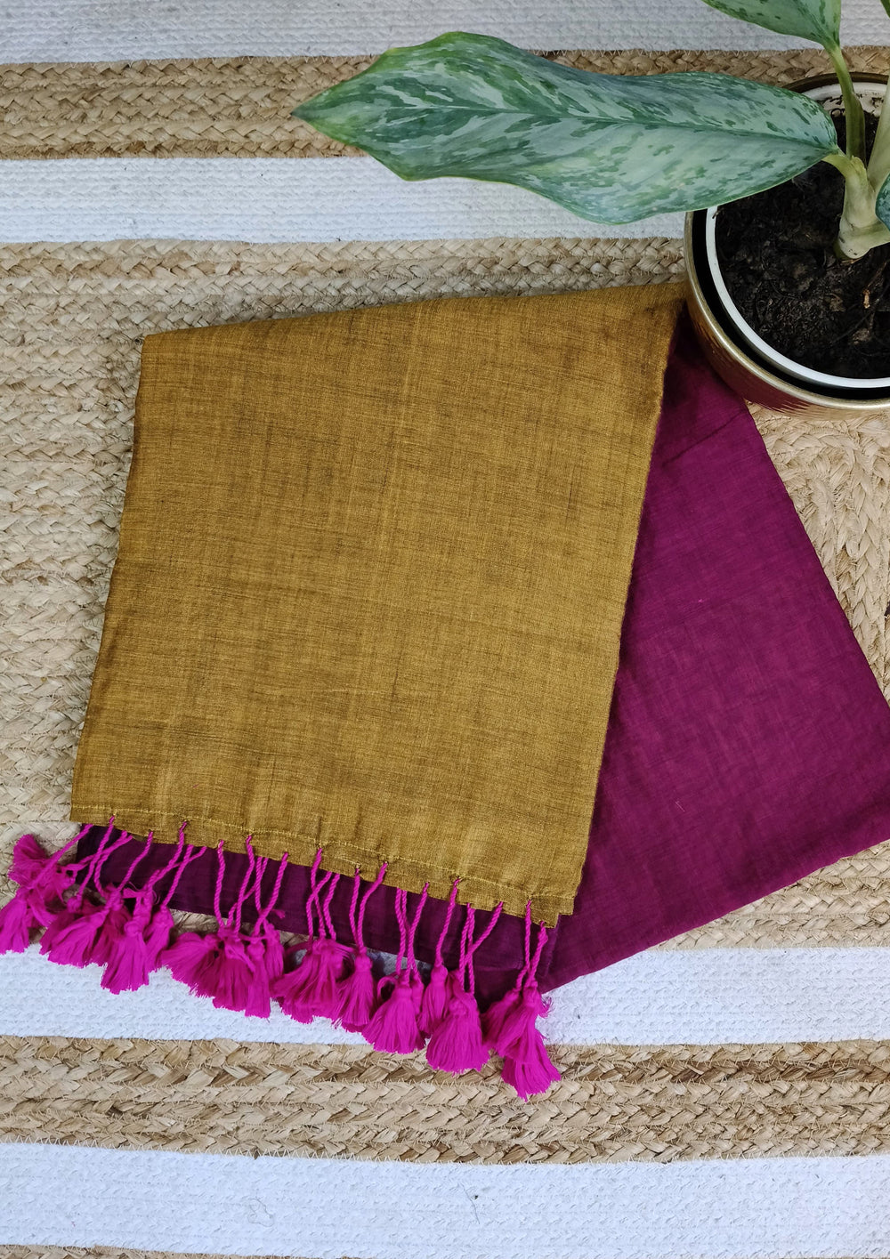 Cotton M3 - Mujstard & Pink - Wefta