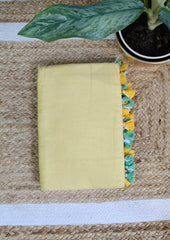 Cotton M5 - Light Blue & Lime Yellow - Wefta