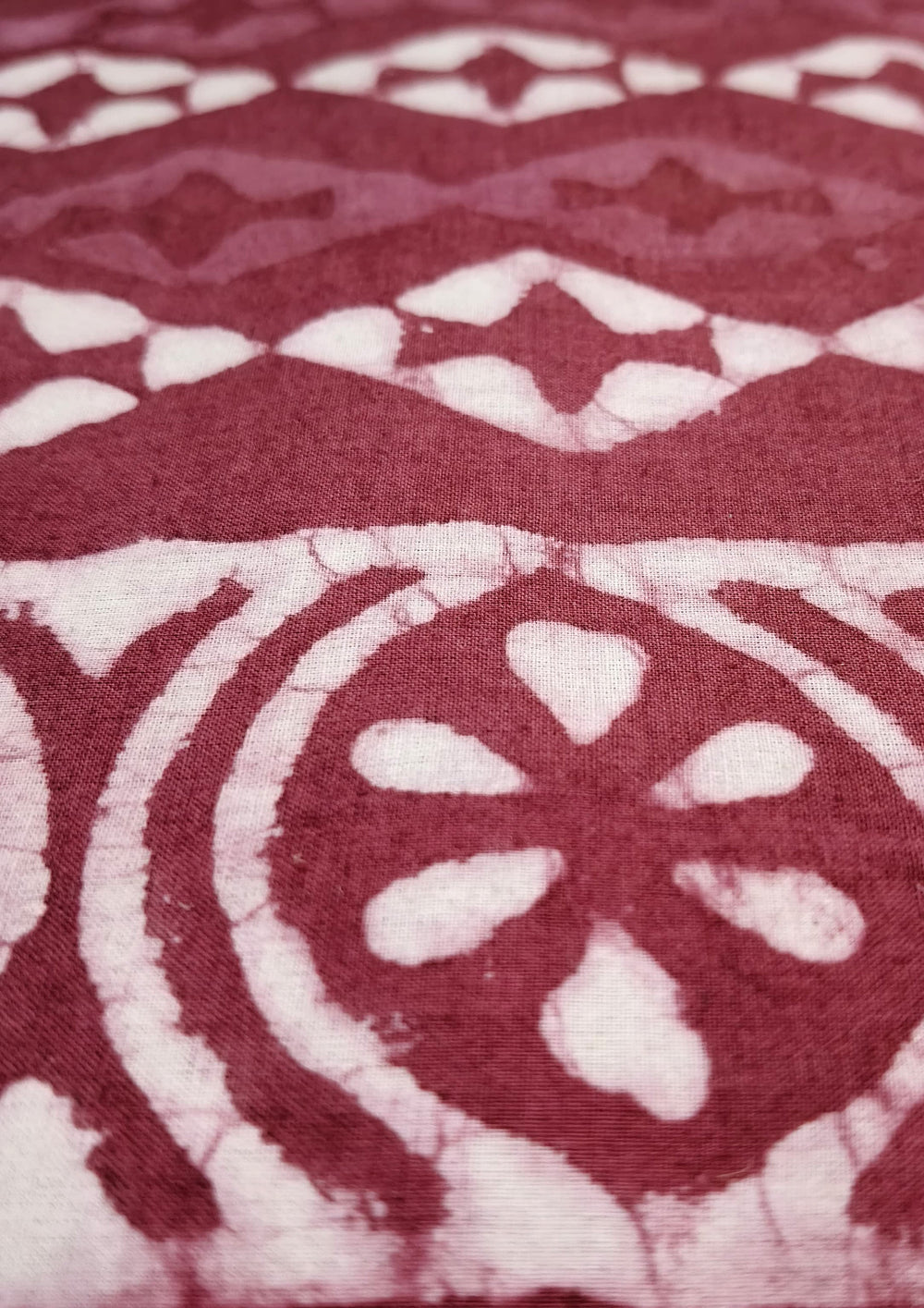 Dabu Handblock Print Suit D2 - Pink1 - Wefta
