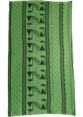 Cotton Jamdani Machi Buti Saree- Green