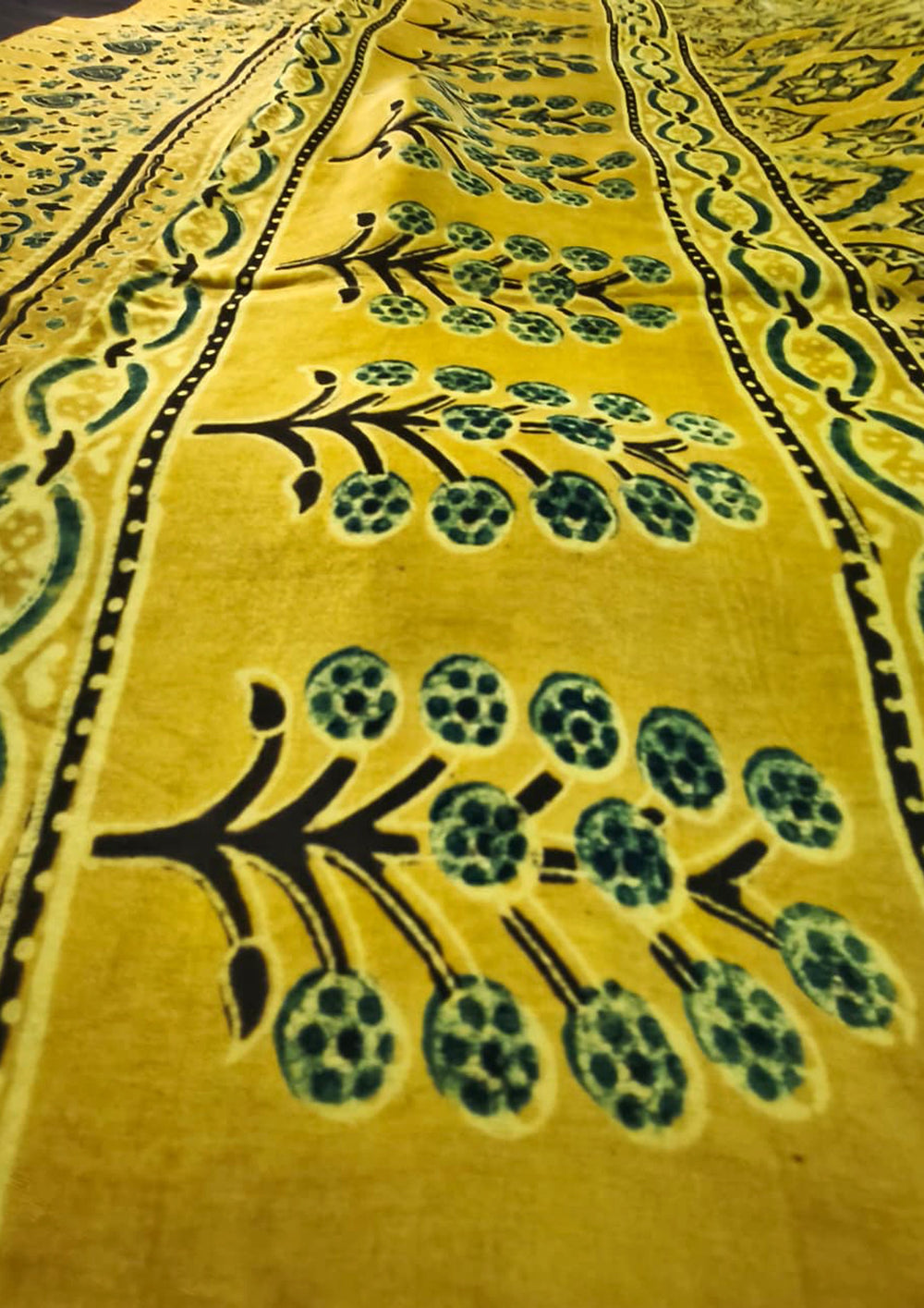 Handblock Printed Ajrakh Modal Dupatta - AJ02IFB - Wefta