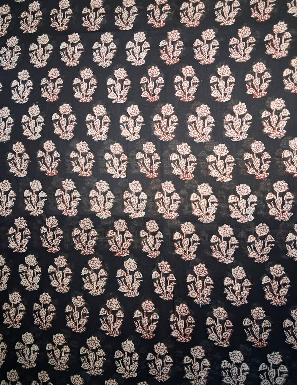 Handblock Printed Bagh Saree- Black BG02 - Wefta