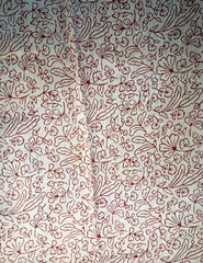 Handblock printed Bagh Saree- Red BG01 - Wefta
