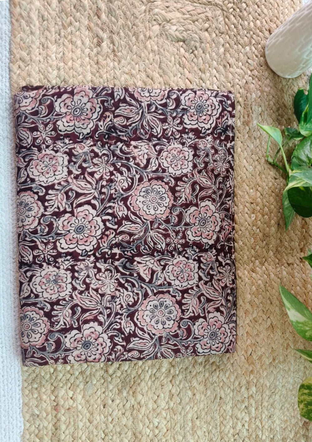 Handblock Printed Kalamkari Saree - HBK1 - Wefta