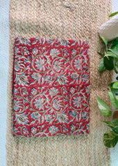 Handblock Printed Kalamkari Saree - HBK6 - Wefta