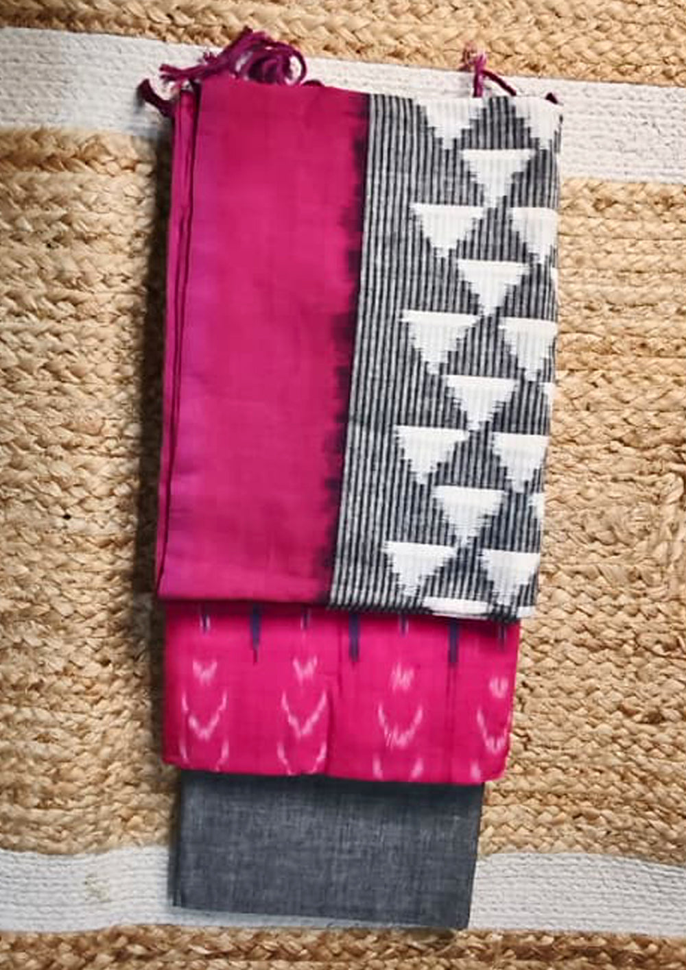 Ikat Cotton Suit - IK04BH - Wefta