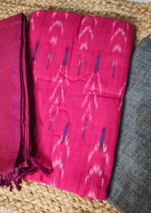 Ikat Cotton Suit - IK04BH - Wefta