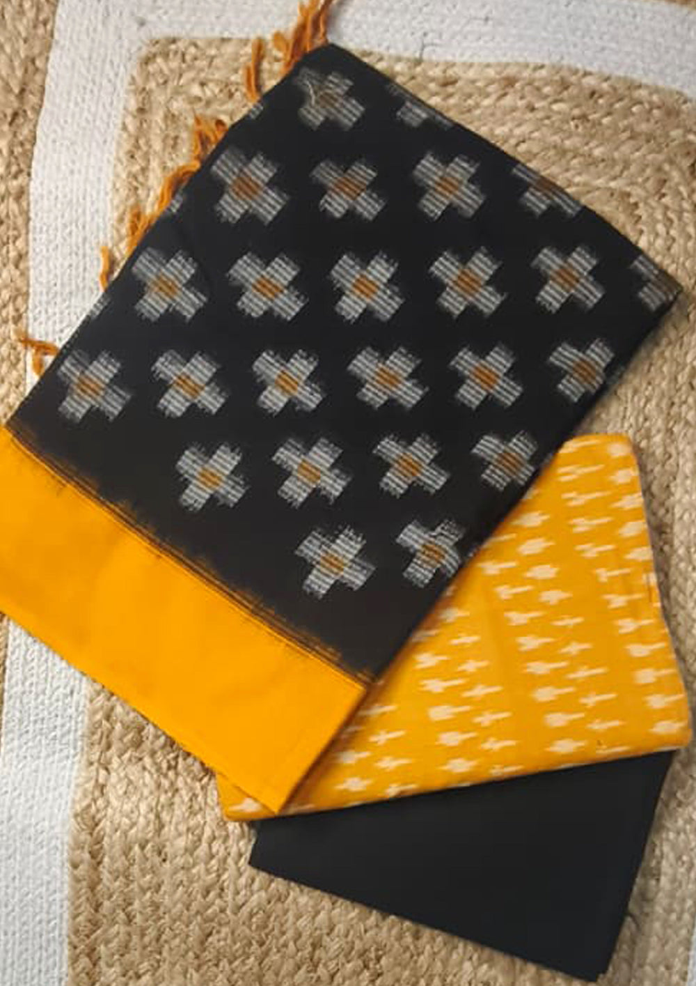 Ikat Cotton Suit - IK06BH - Wefta