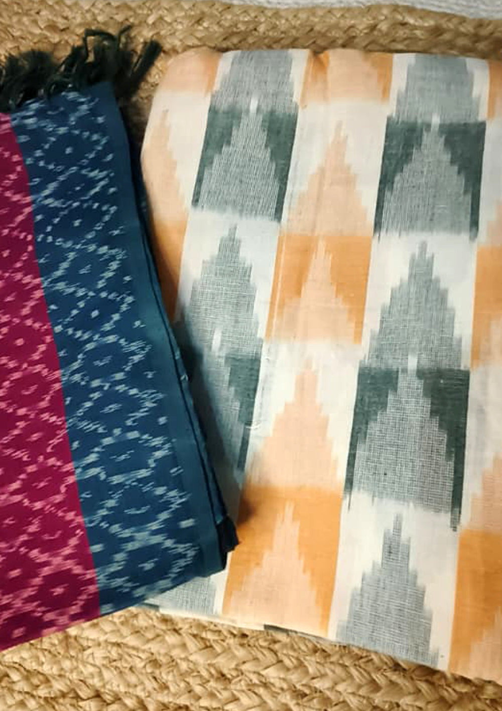 Ikat Cotton Suit - IK07BH - Wefta