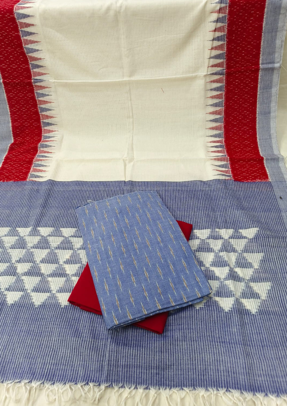 Ikat Cotton Suit - IK08BH - Wefta