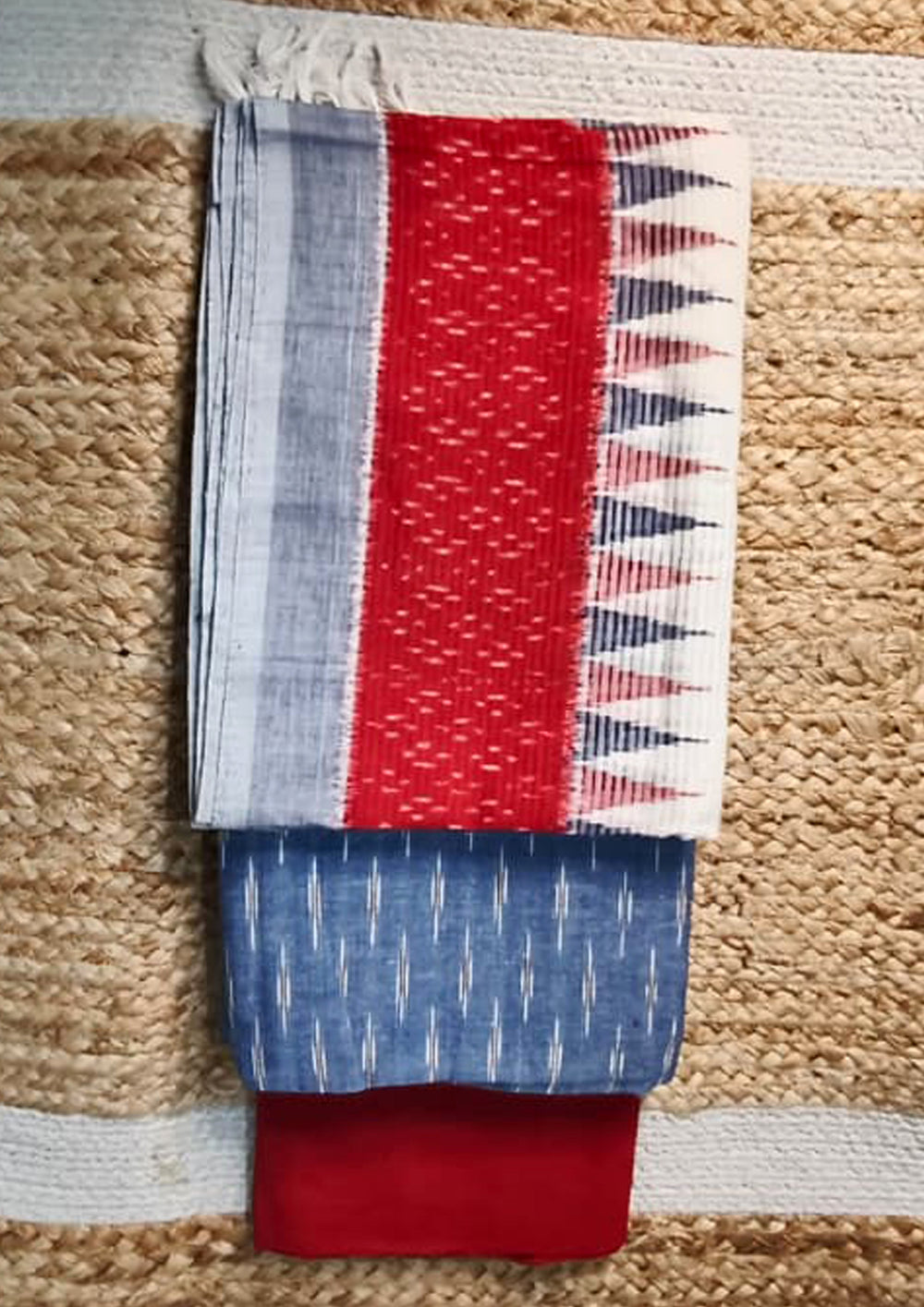 Ikat Cotton Suit - IK08BH - Wefta