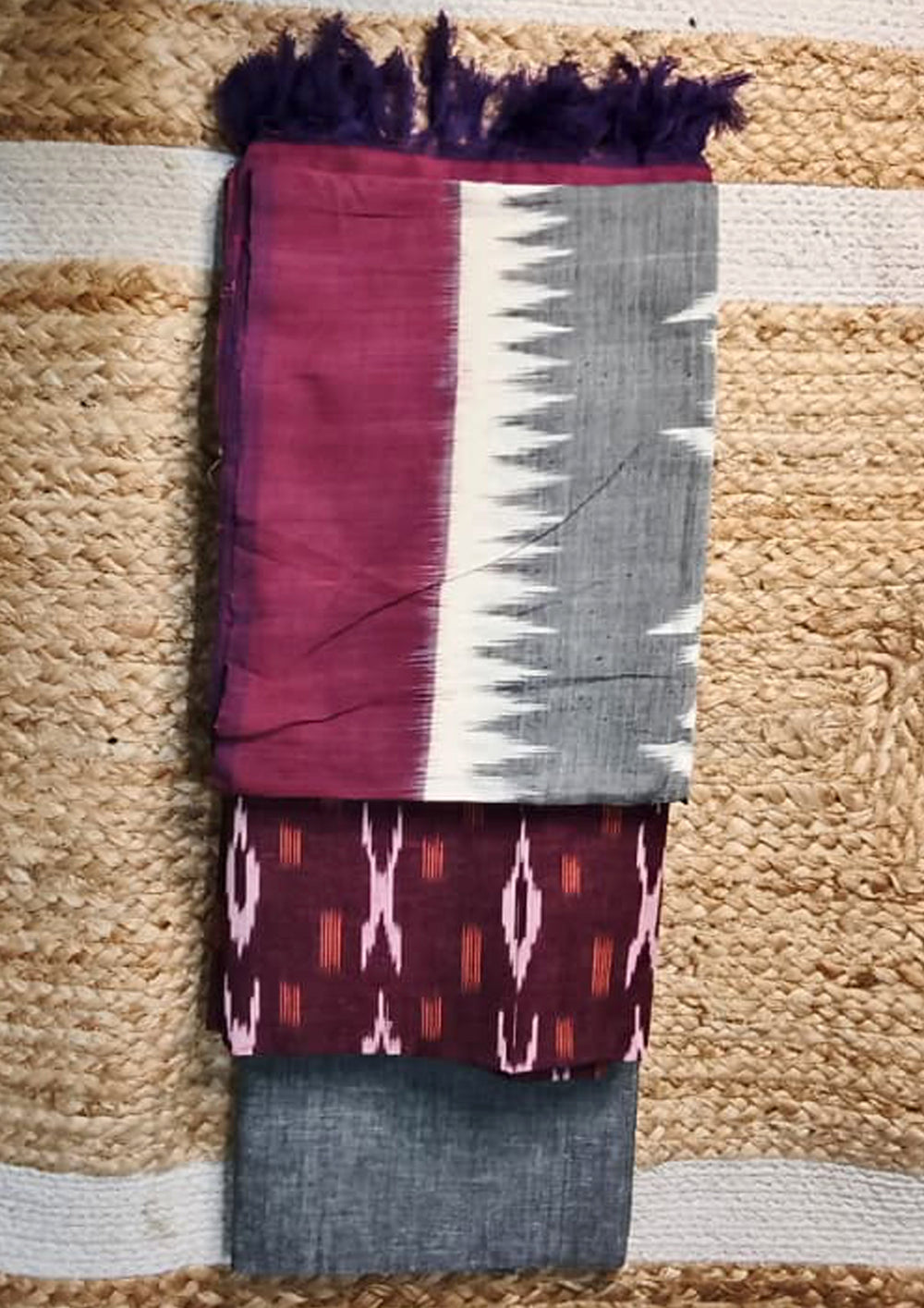 Ikat Cotton Suit - IK09BH - Wefta