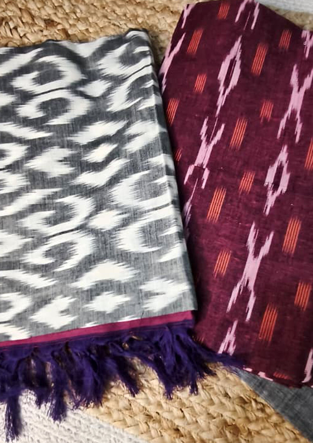 Ikat Cotton Suit - IK09BH - Wefta