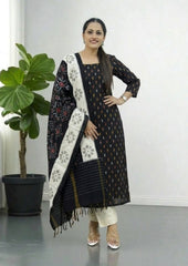 Ikat Cotton Suit - IK11BH - Wefta