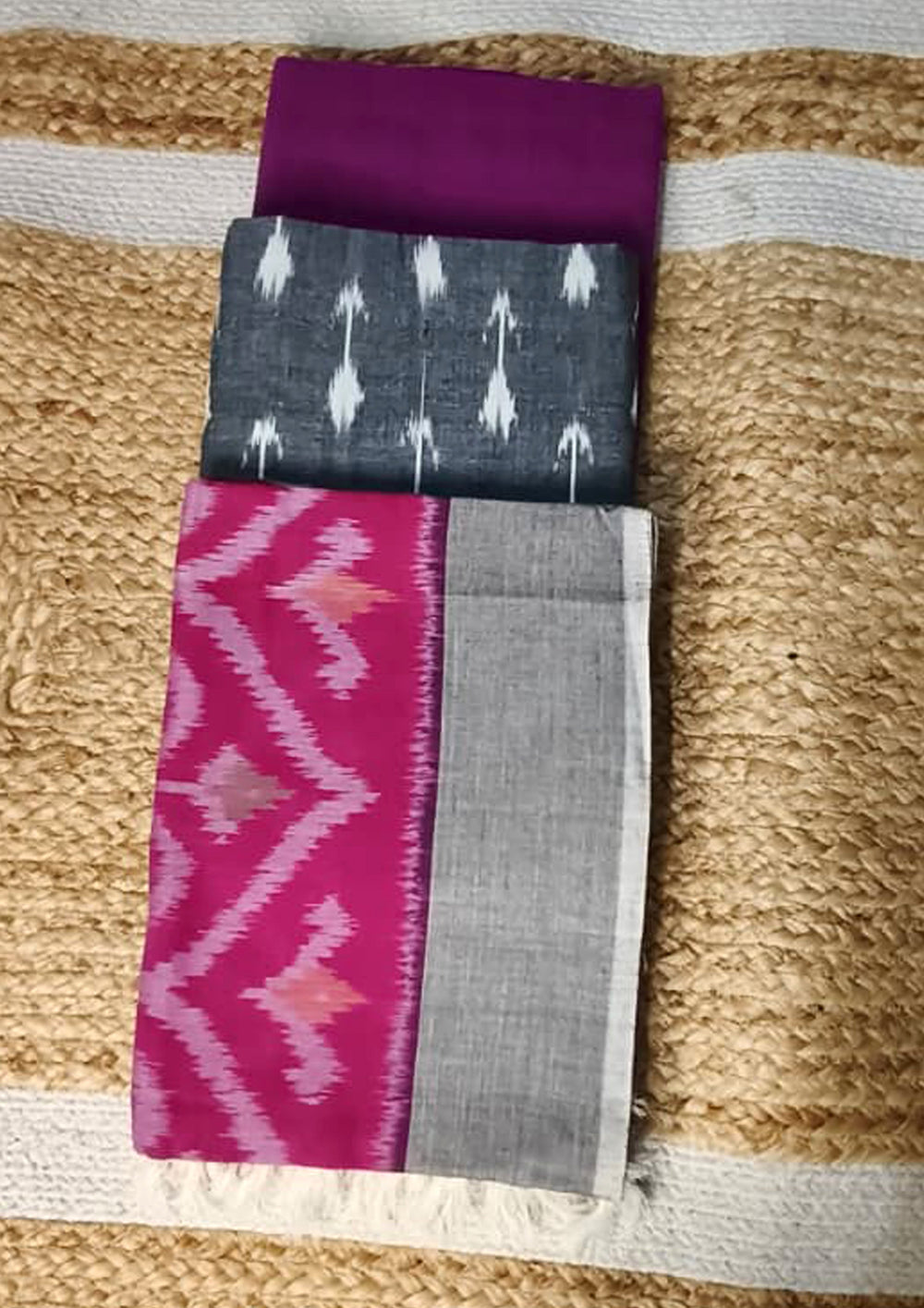 Ikat Cotton Suit - IK12BH - Wefta