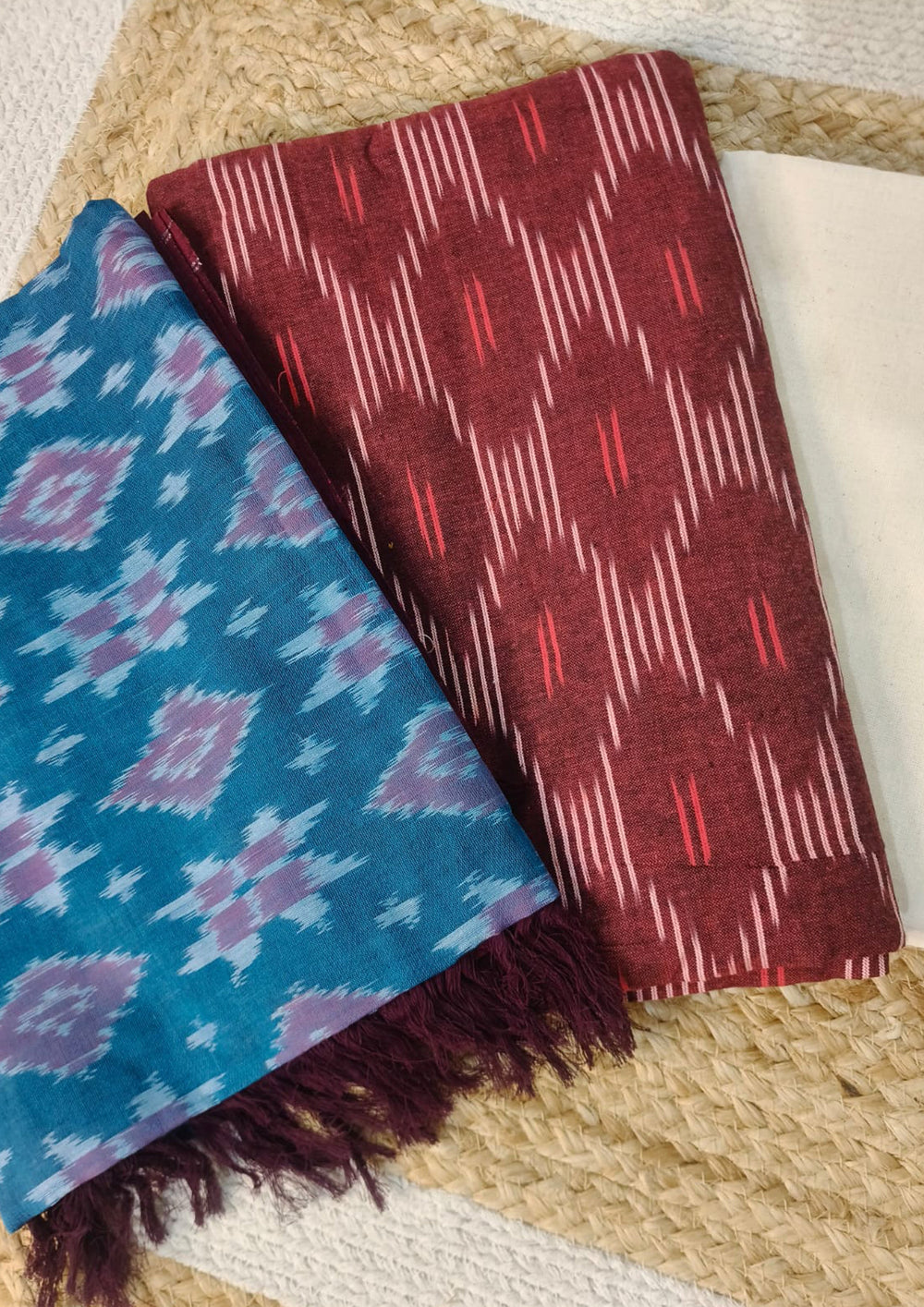 Ikat Cotton Suit- IK14BH - Wefta