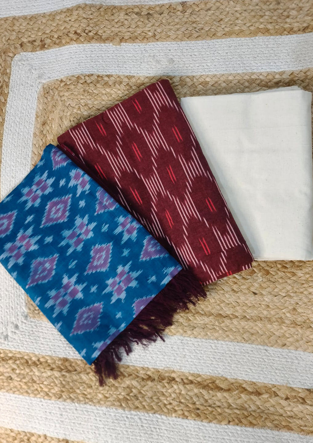 Ikat Cotton Suit- IK14BH - Wefta