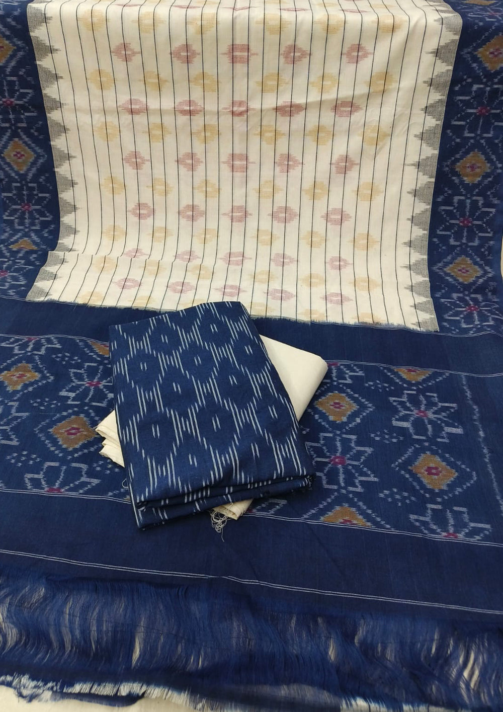 Ikat Cotton Suit - IK15BH - Wefta