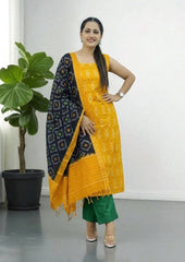 Ikat Cotton Suit - IK16BH - Wefta