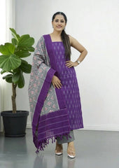 Ikat Cotton Suit - IK17BH - Wefta
