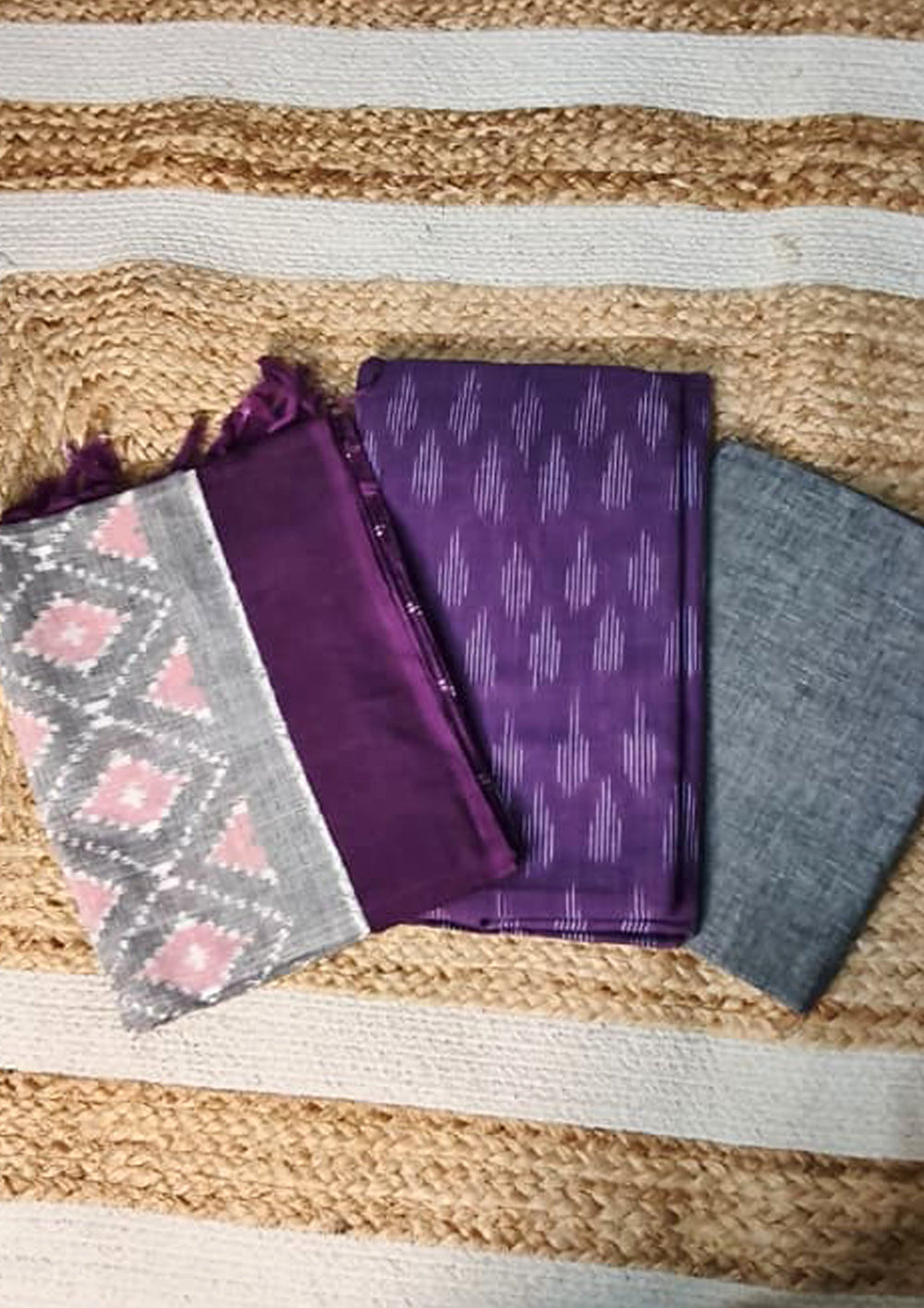 Ikat Cotton Suit - IK17BH - Wefta
