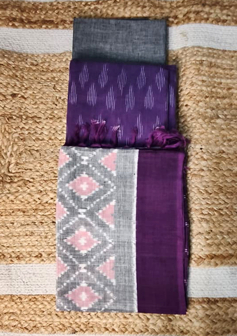 Ikat Cotton Suit - IK17BH - Wefta