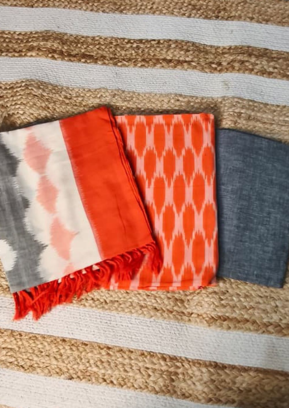 Ikat Cotton Suit - IK19BH - Wefta