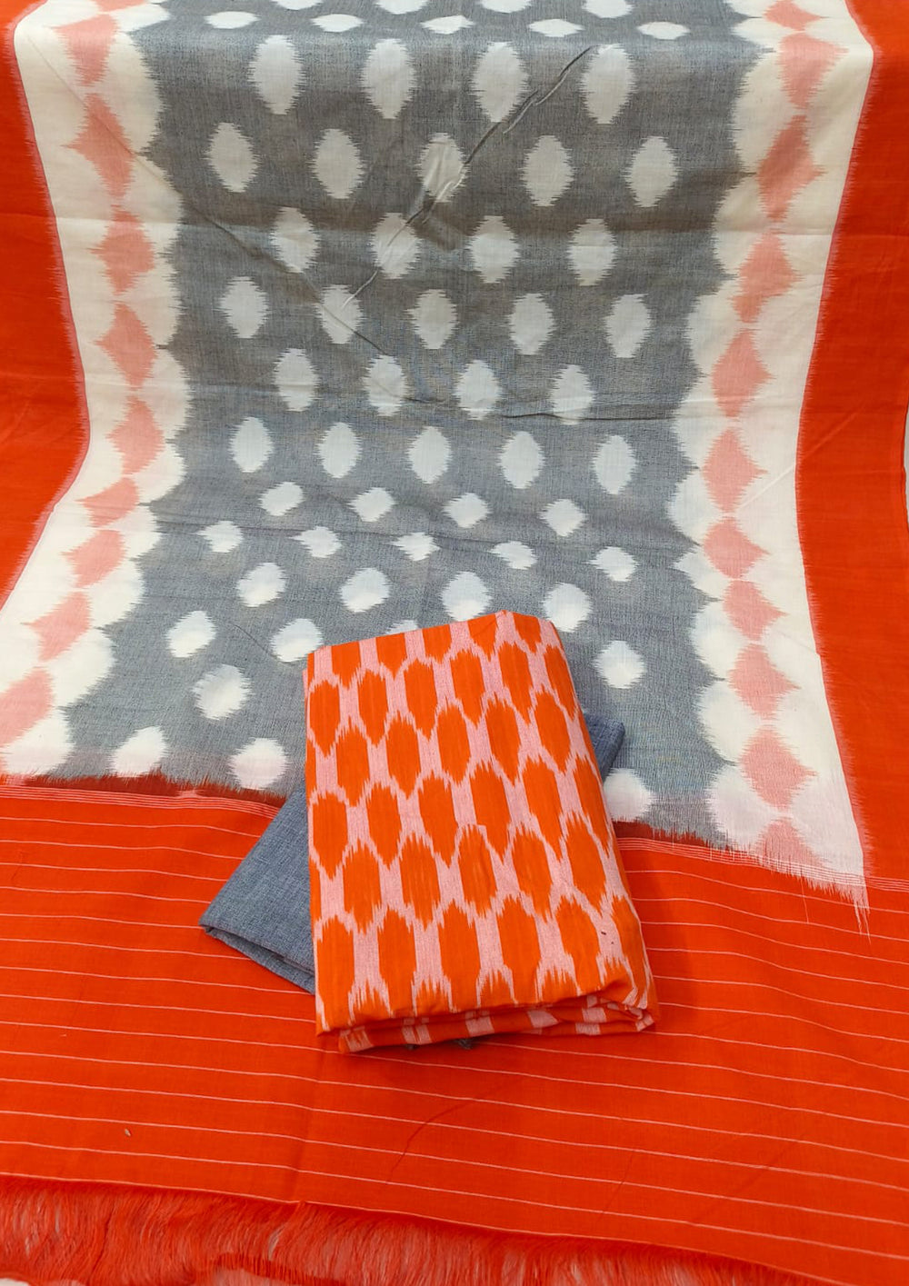 Ikat Cotton Suit - IK19BH - Wefta