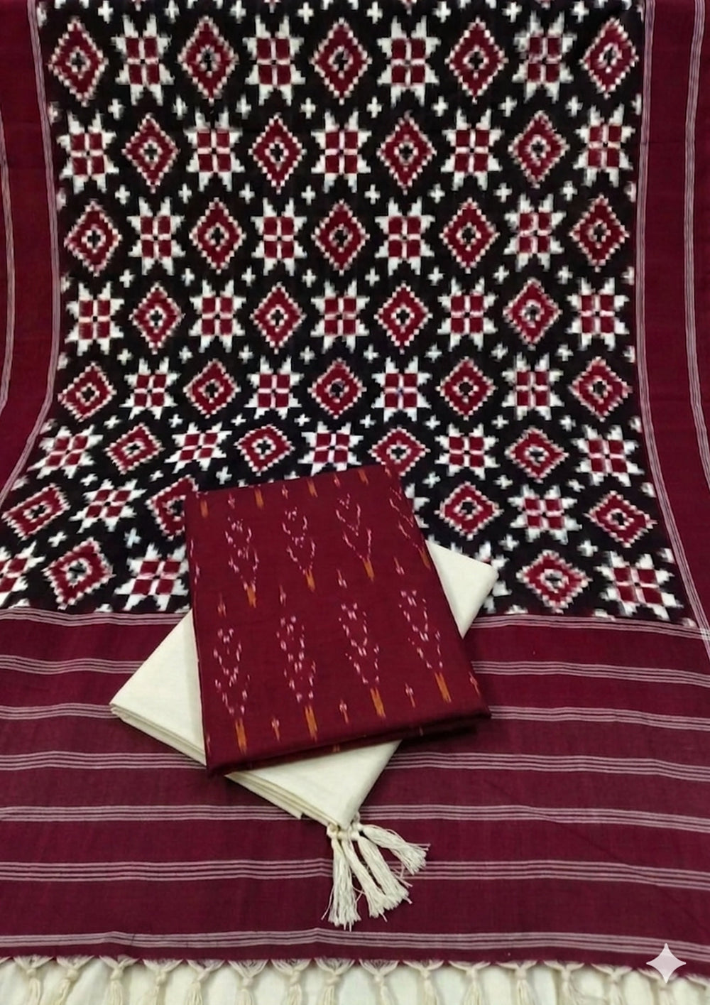 Ikat Cotton Suit - IK24BH Teliya - Wefta