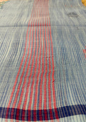 Jamdani Stole - Denim Blue HJ23 - Wefta