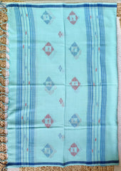 Jamdani Stole - Light Blue LB1 - Wefta