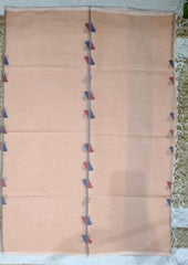 Jamdani Stole - Peach 1 - Wefta