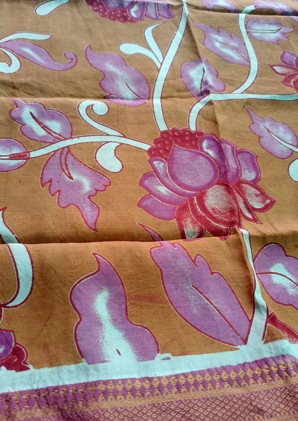 Kalamkari Digital Printed Dupatta - HBKD1 - Wefta