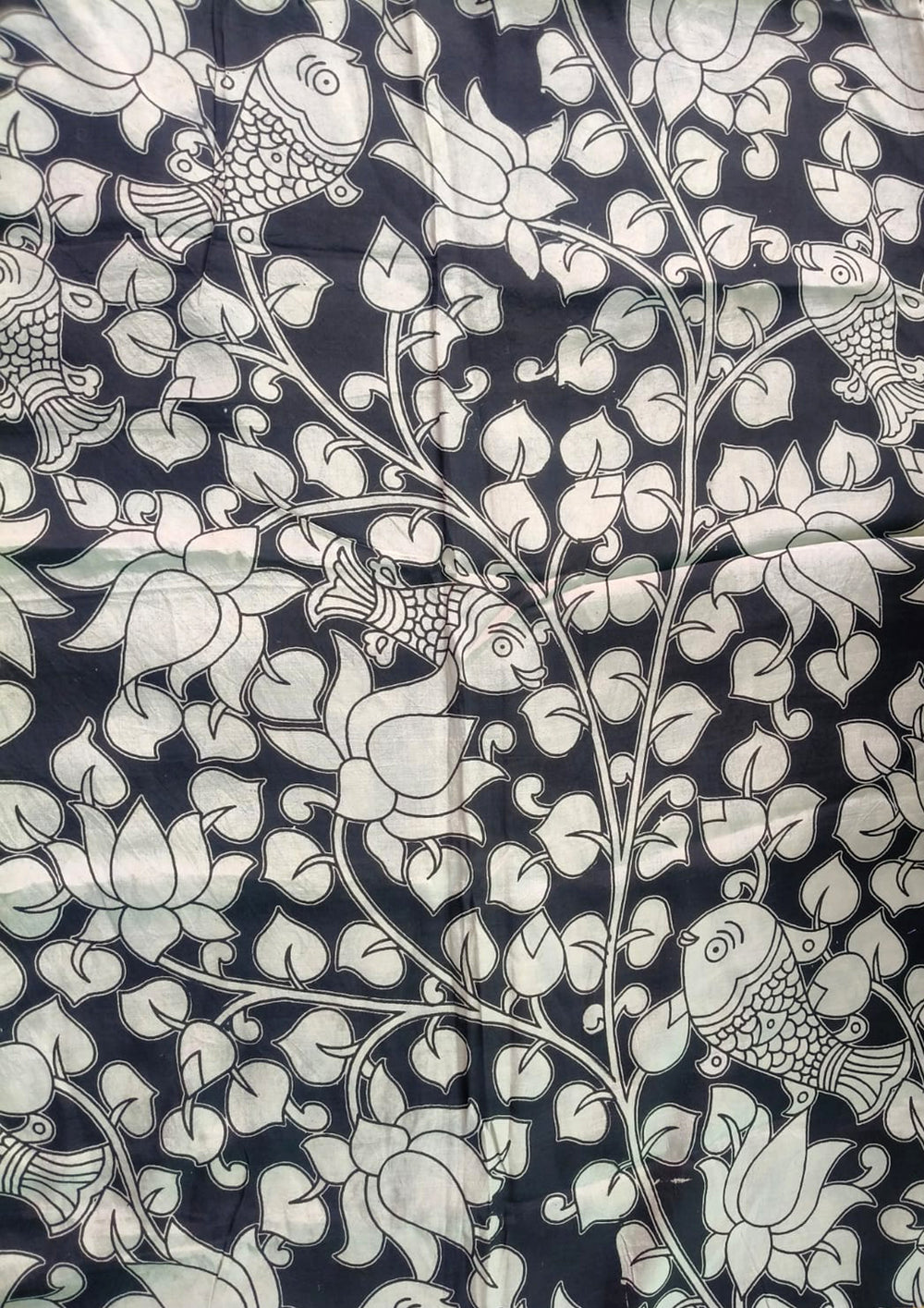 Kalamkari Digital Printed Dupatta - HBKD2 - Wefta