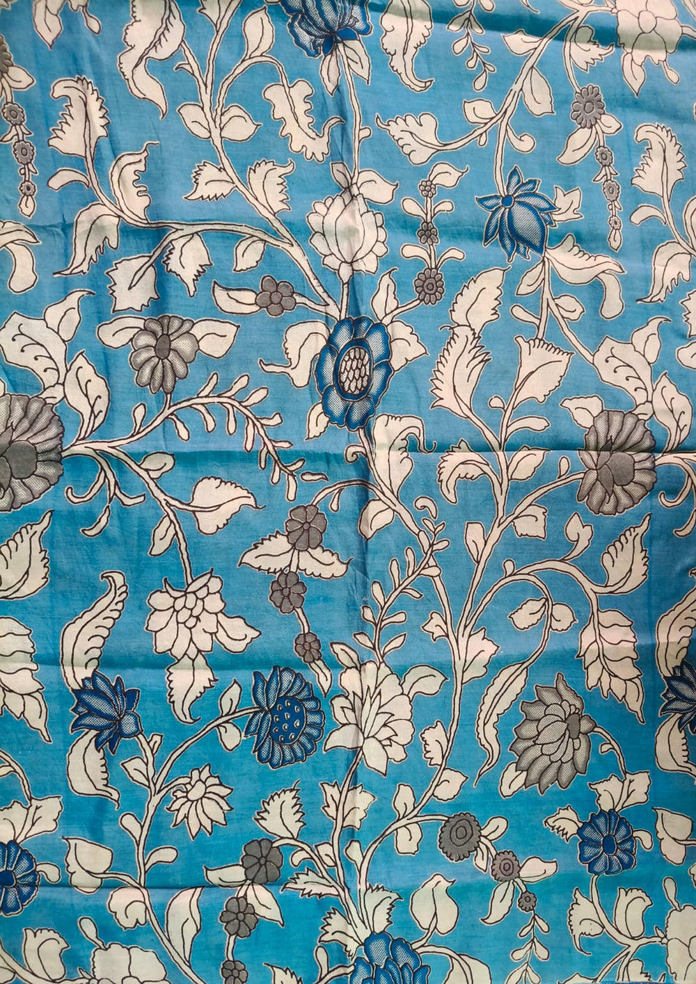 Kalamkari Digital Printed Dupatta - HBKD4 - Wefta