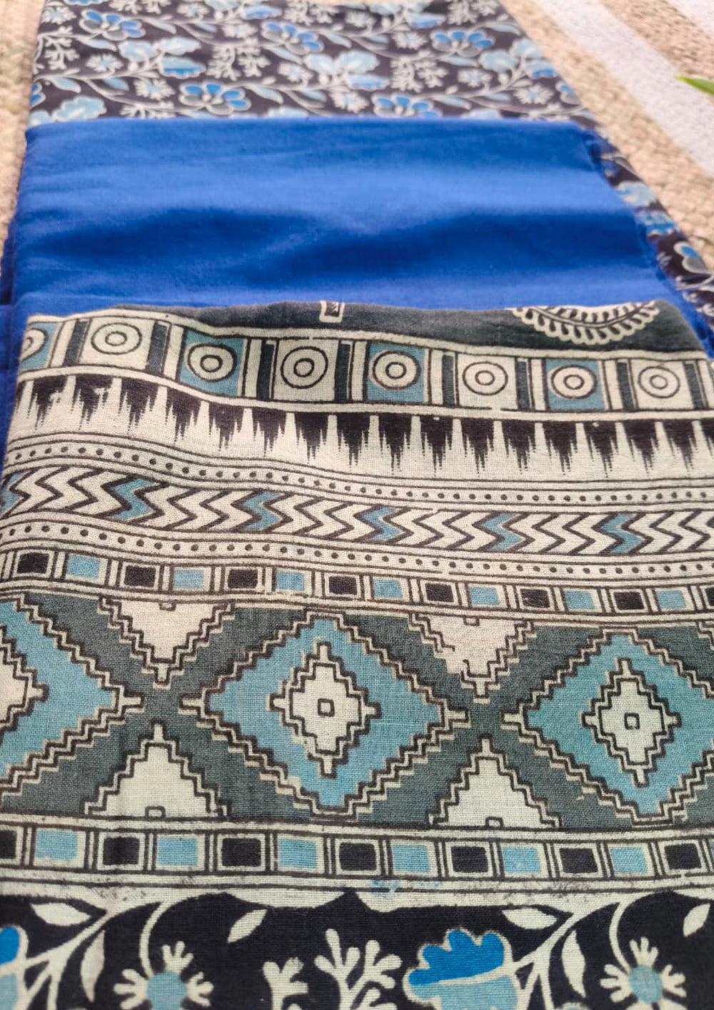 Kalamkari Print Suit - HBKS1 - Wefta