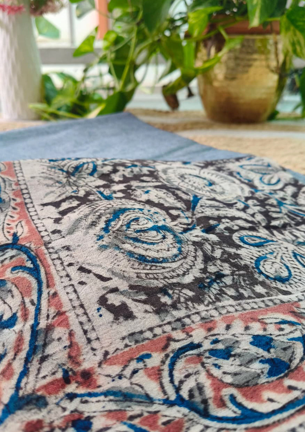 Kalamkari Print Suit - HBKS3 - Wefta