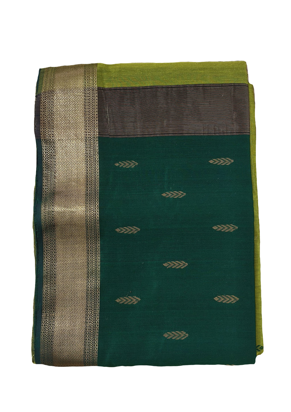 Maheshwari Saree - M7 Lime green - Wefta