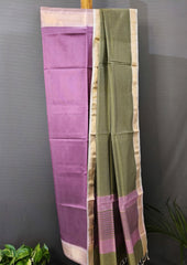 Maheshwari Silk Suit Set - Han Pink - Wefta
