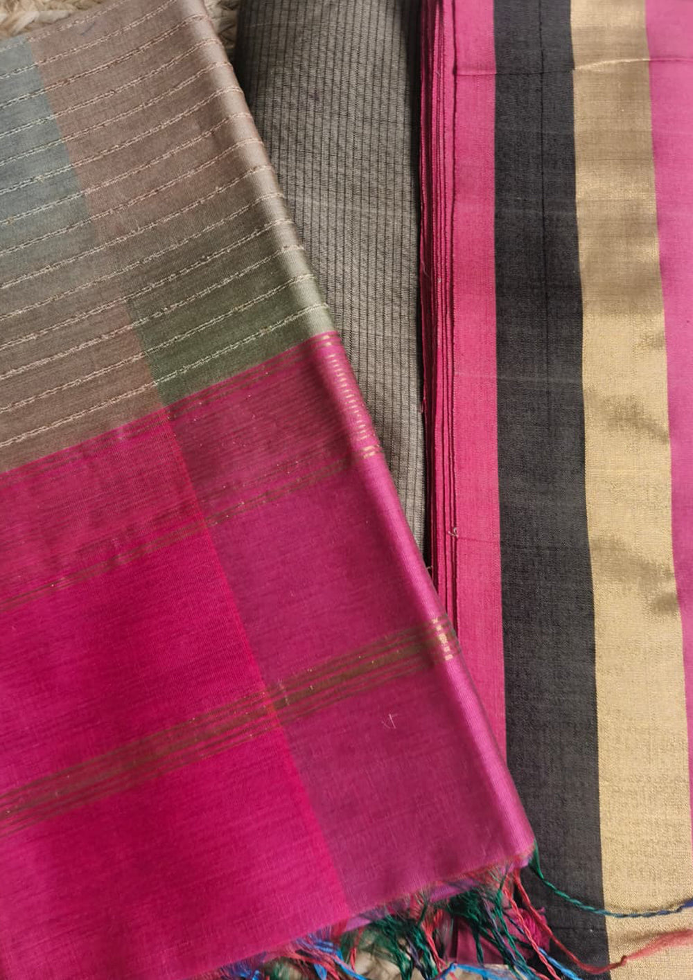 Maheshwari Silk Suit Set - MH25 - Wefta