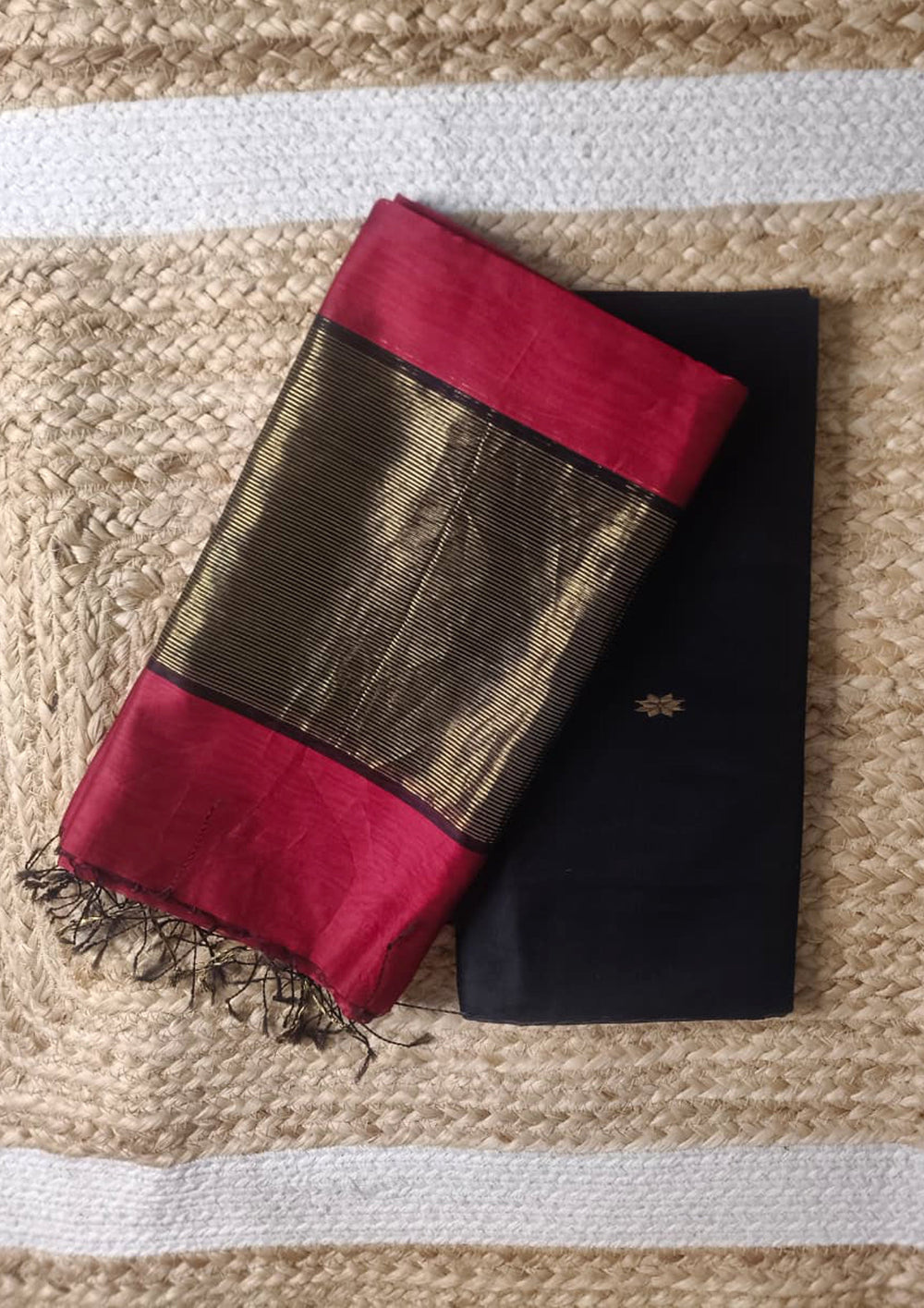Maheshwari Silk Suit Set - MH30 - Wefta