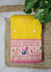 Soft Paithani - 01 Haldi - Wefta