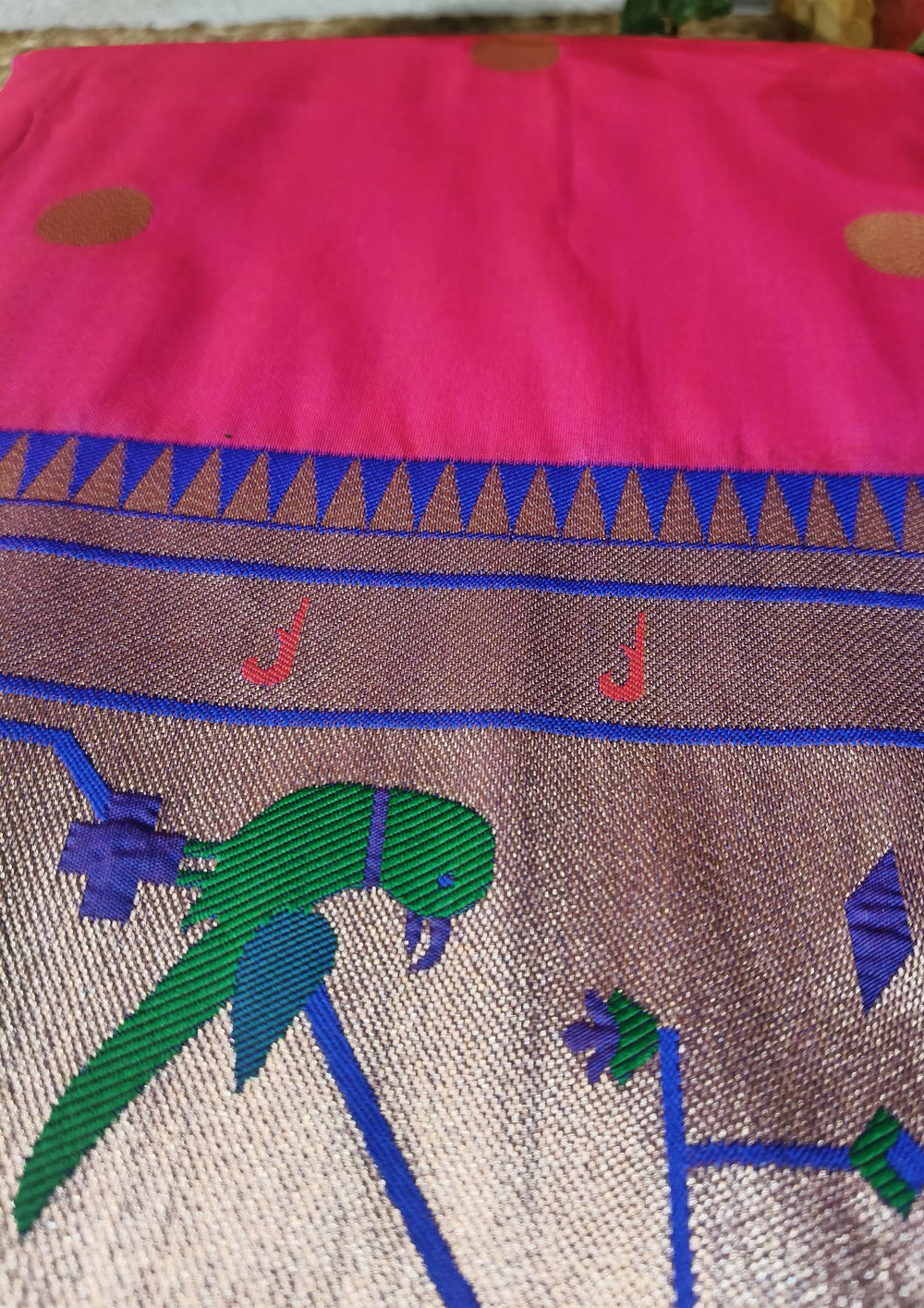 Soft Paithani- 03Gulabi - Wefta