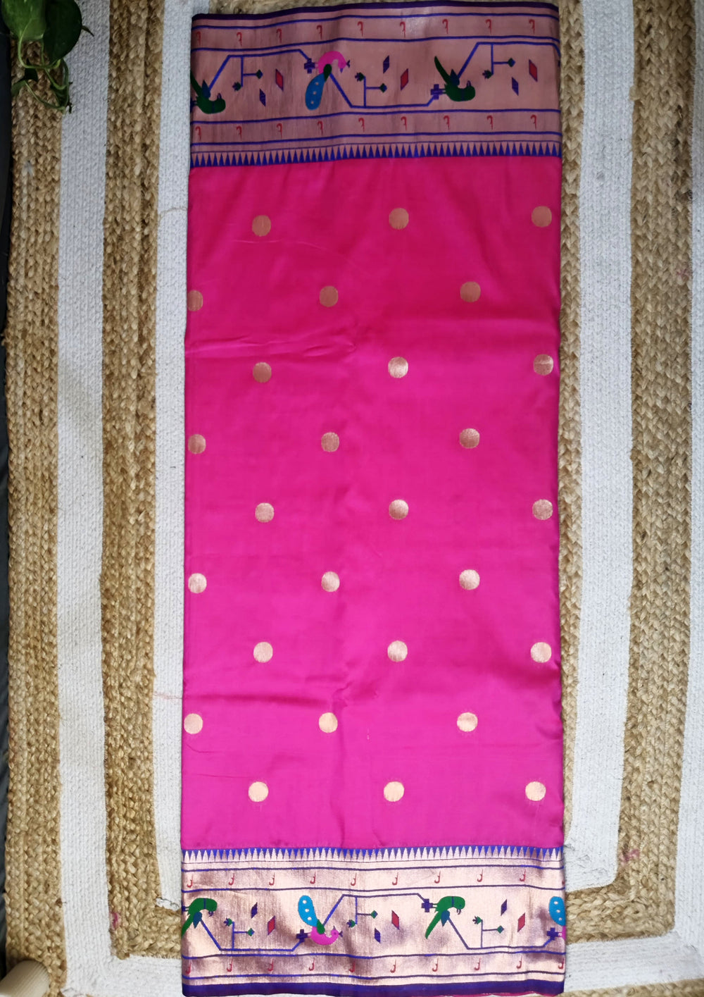 Soft Paithani- 03Gulabi - Wefta