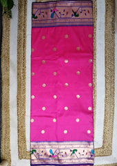 Soft Paithani- 03Gulabi - Wefta