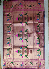 Soft Paithani - 04Wine - Wefta