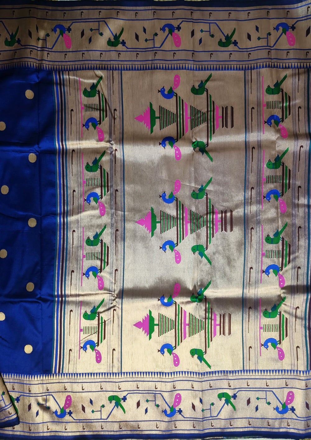 Soft Paithani- 05Neel - Wefta